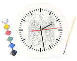 Дитячий набір для творчості годинник-розмальовка Д'артаньян и три мушкетера (за мотивами книги Александра Дюма) 30 см (Г0002), фото 3
