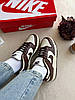 Жіночі кросівки Nike SB Dunk Low Cacao Wow Найк сб данк лов какао шкіра кросівки для дівчат демісезон, фото 6