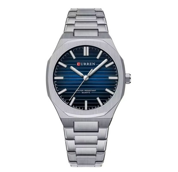 Наручний годинник чоловічий Curren Lester Сріблястий (2656421266), фото 1