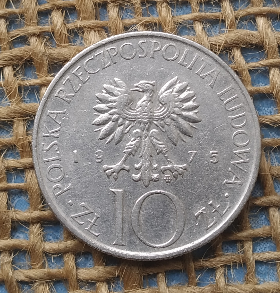 10 злотих 1975 року. "Адам Міцкевич" Польща, фото 1