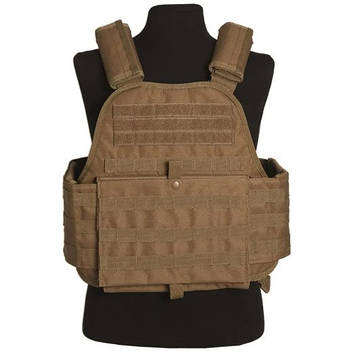 Жилет-плитоноска тактичний Mil-Tec Plate Carrier Універсальний Койот 13463105