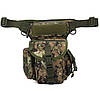 Сумка тактична на стегно чоловіча Solve 8 л Темний піксель D3-0005-B2, фото 4