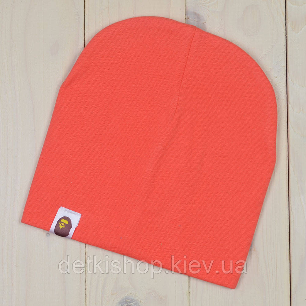 Дитяча шапочка Bape Kids корал, розмір 44-52 см, фото 1