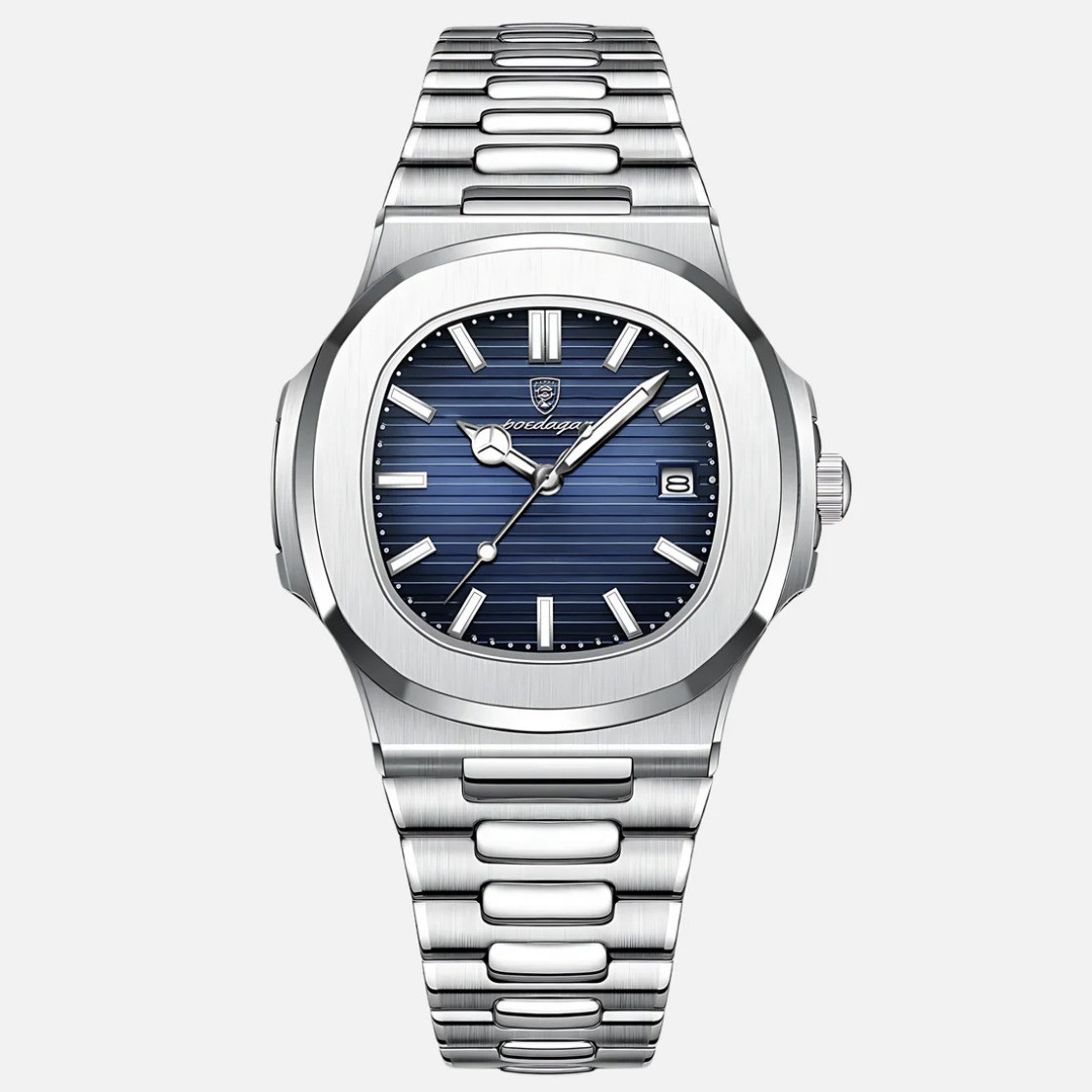 Наручний годинник чоловічий Poedagar Great Сріблястий (3350), фото 1