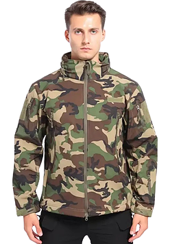 Тактична куртка Solve Woodland KT6000820 3XL Камуфляж (2413128441)