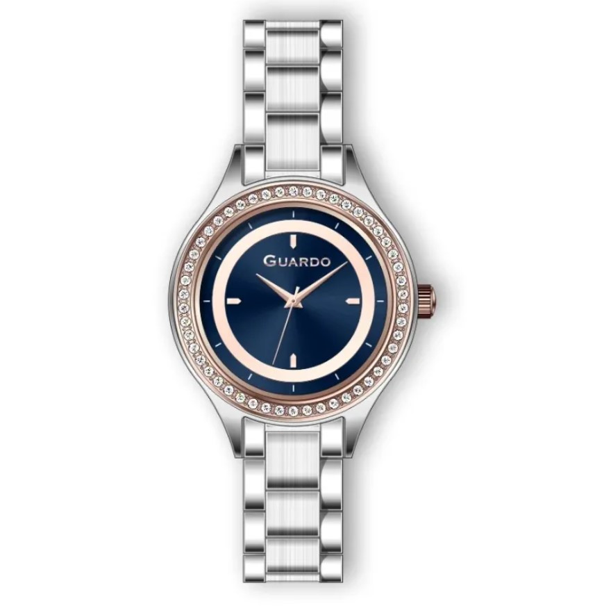 Жіночий наручний годинник Guardo 5881381 Сріблястий (012794-2 (m.RgsBl)), фото 1