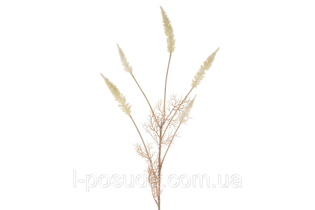 Гілка білої штучної астильби 82 см для декору, фото 1