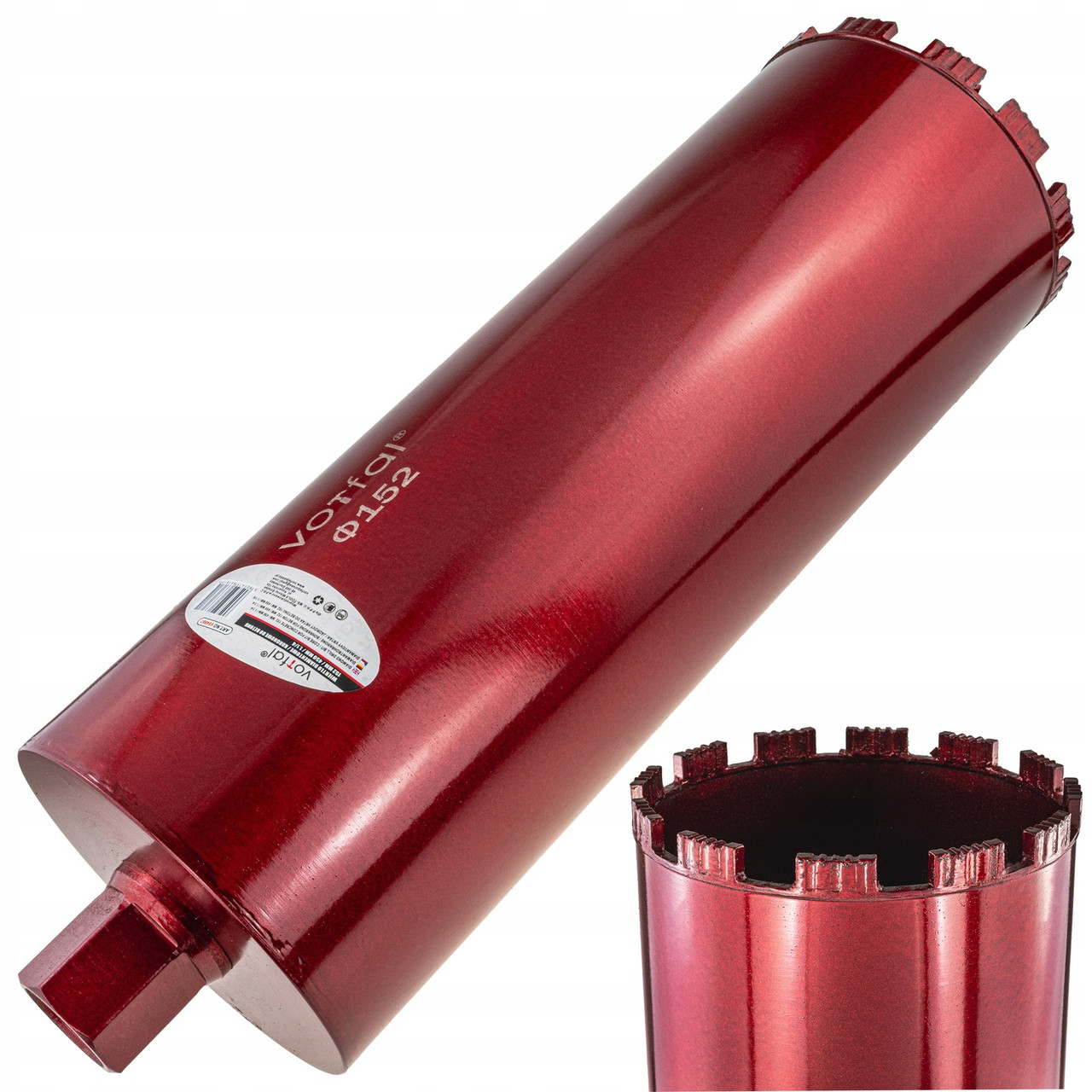 Коронка алмазна по бетону 152*450 1 -1/4 UNC V04567  коронка для бетону 152