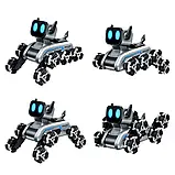 Робот собака на радіокеруванні 25х16х17см з музикою + Пульт / Трюкова / Інтерактивний Stunt Robot Dog, фото 3