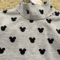 Дитяча водолазка — гольф сірий мікі Five Stars 11011-134р, фото 3