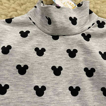 Дитяча водолазка — гольф сірий мікі Five Stars 11011-122р, фото 2