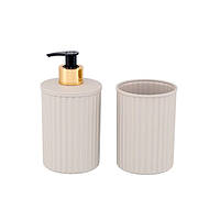 Набір для ванної N577 сірий