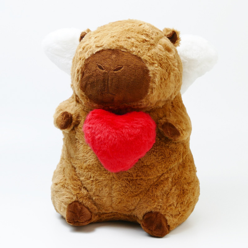 М'яка Іграшка Капібара з Крилами та Сердечком 30 см (01593)