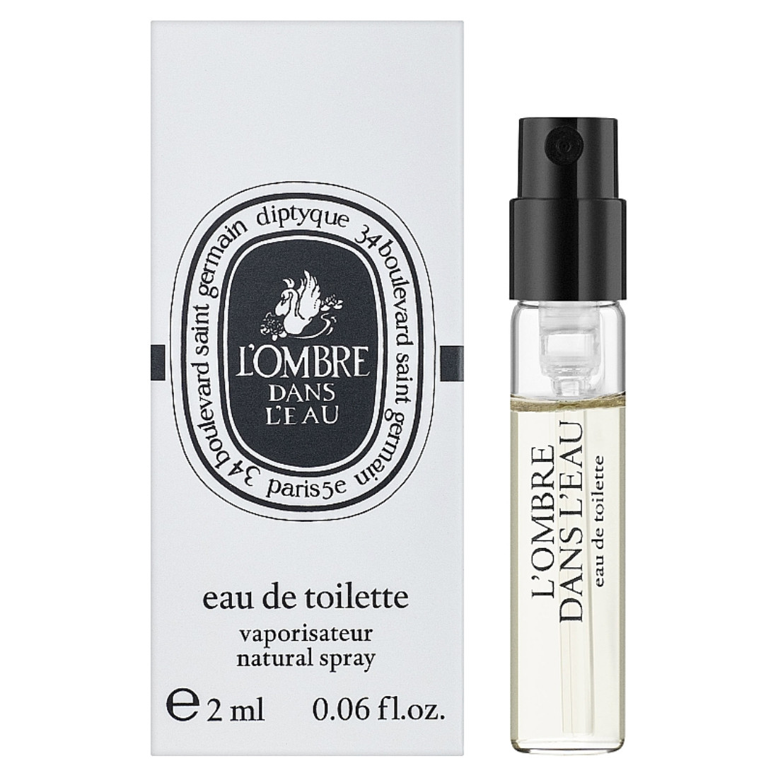 Diptyque L'Ombre Dans L'Eau Eau de Toilette Туалетна вода (пробник) 2ml (3700431486073)