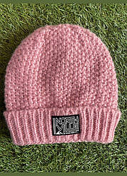 Шапка на дівчинку в'язана з закотом C&A зріст: 128-152