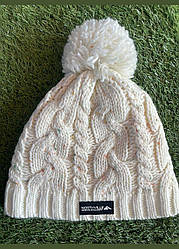 В'язана зимова шапка для дівчинки зріст 128-152 і 158-176