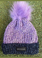 Шапка тепла з грубого в'язання на дівчинку C&A на зріст 98-104