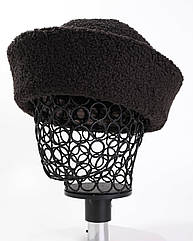 Морячка жіноча берет KENT&AVER хутро чорна 56-57