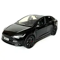 Машинка металева "АвтоЕксперт" Tesla Model X , Тесла модел X,  світло звук відкриваються двері , 1:24