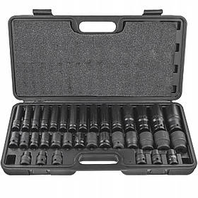 Набір торцевих ударних головок 1/2" (8-32 мм) CR-MO 35 од. Vorfal V08121