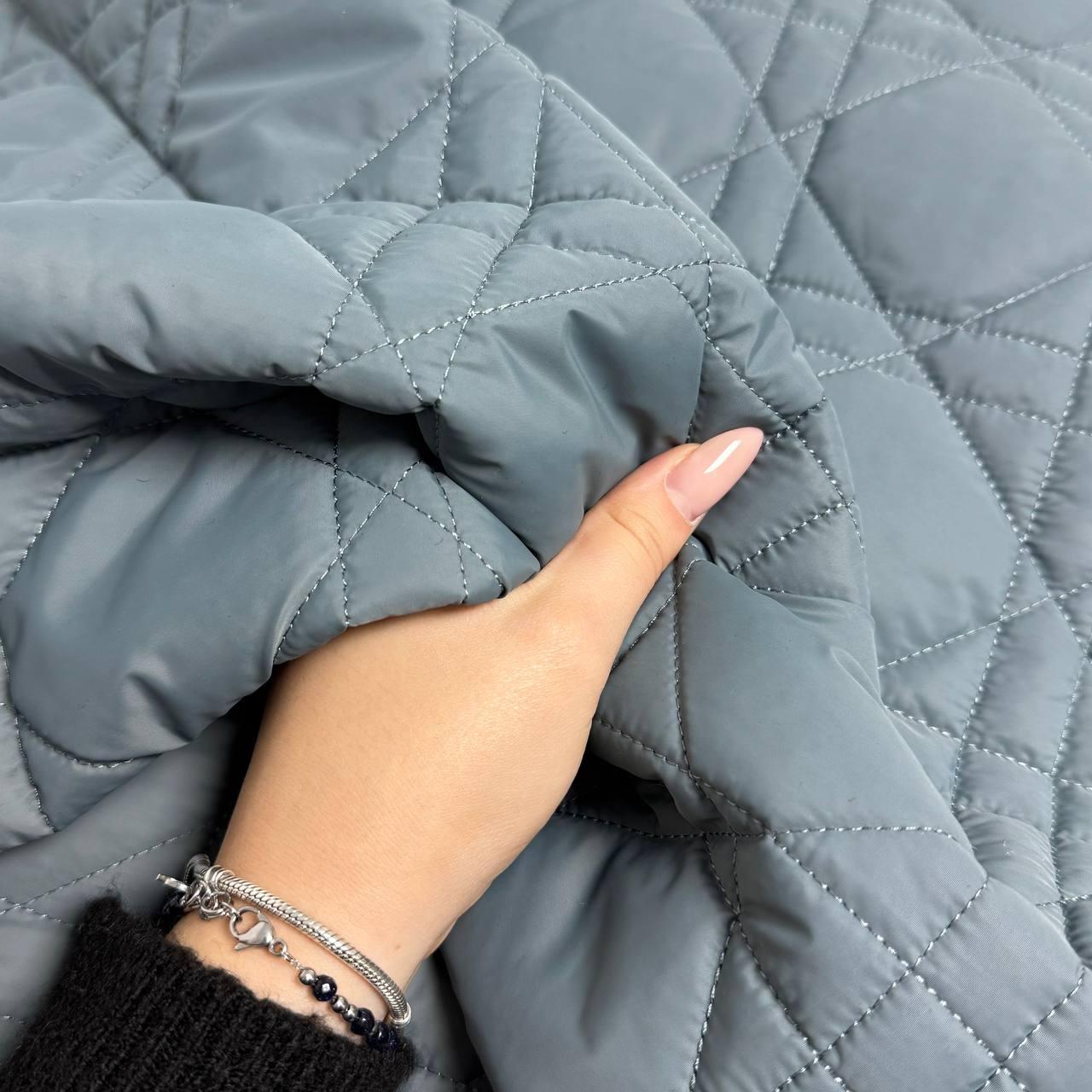 Плащівка стібана, колір сіро-блакитний, фото 1