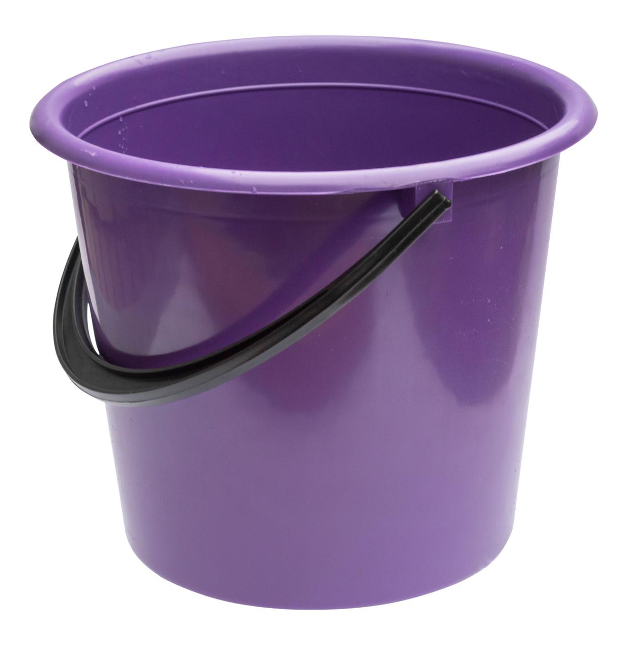 Відро пластикове 5 літрів фіолетове Ø 23.5 см h=20 см (Юніпласт)