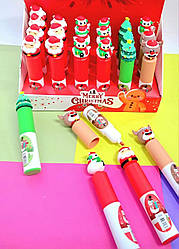 Кольоровий текстильник 11.5 см Новорічний