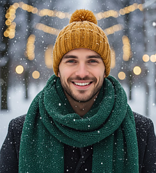 Чоловічі шапки, шарфи, кепки