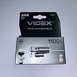 Акумулятори (2 шт) Videx HR03/AAA 1.2V 1100mAh NI-MH, фото 2