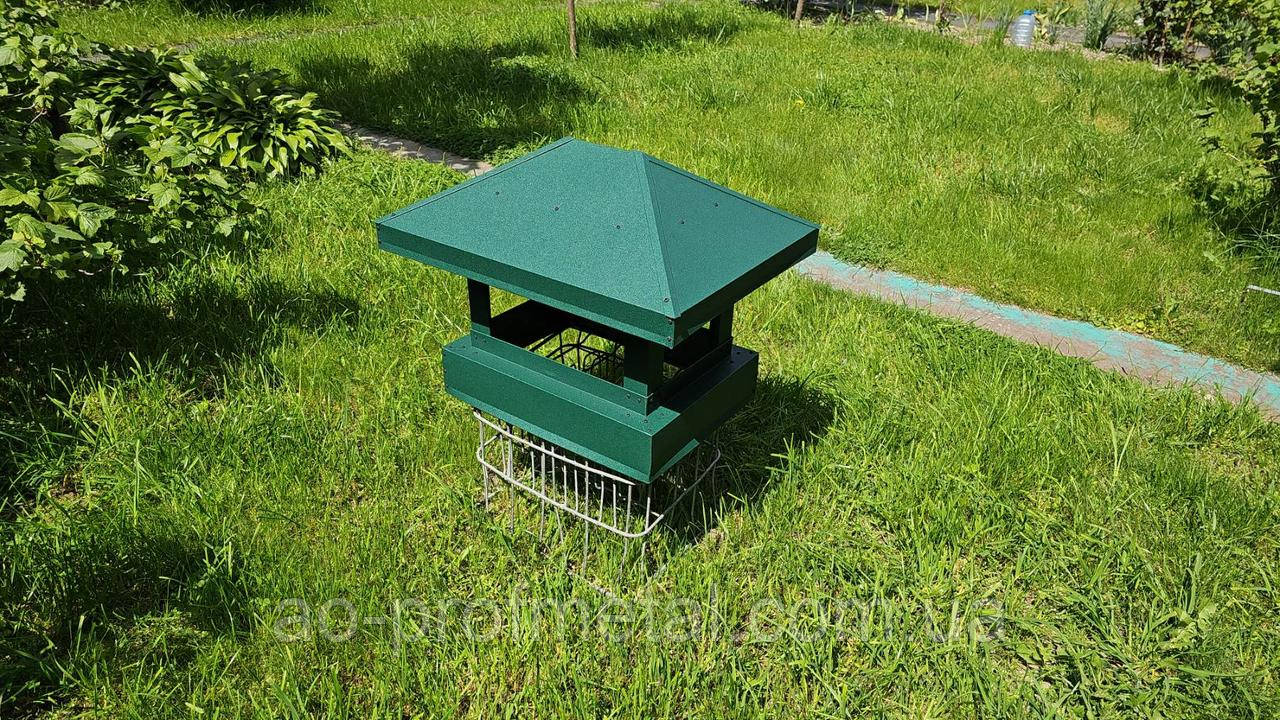 Грибок на трубу RAL 6005 мат., фото 1