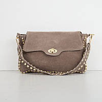 Сумка через плече замшева