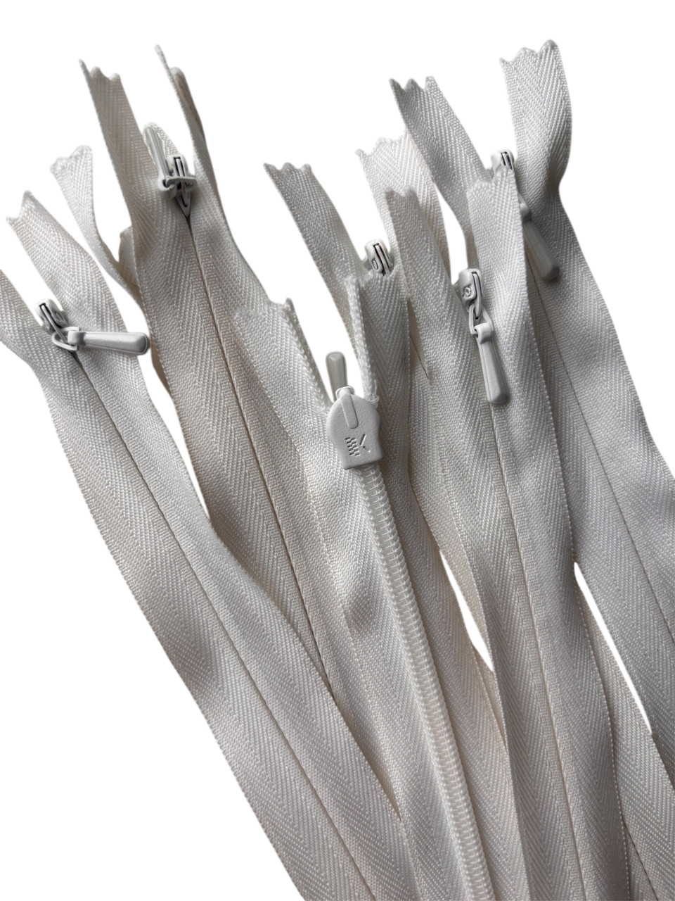 Застібка  потайна 18см молочний, фото 1