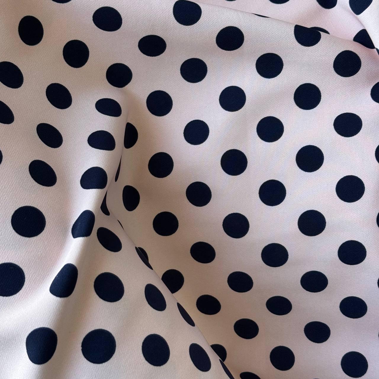 Костюмна Барбі, колір рожевий, синій горошок 2см, фото 1