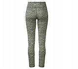 Жіночі спортивні легінси Crivit з високою талією зелені зебра-принт, фото 2