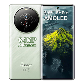Смартфон FOSSiBOT S3 PRO Green 6.67" AMOLED NFC 6/128gb + чохол НОВИНКА 2025