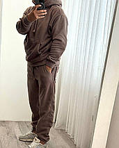 Чоловічий флісовий костюм мокко великого розміру Розміри: 46-48, 50-52, 54-56, фото 4
