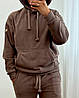 Чоловічий флісовий костюм мокко великого розміру Розміри: 46-48, 50-52, 54-56, фото 6