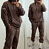 Чоловічий флісовий костюм мокко великого розміру Розміри: 46-48, 50-52, 54-56, фото 8