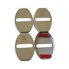 Накладки на дверний замок срібло із логотипом Seat, фото 2