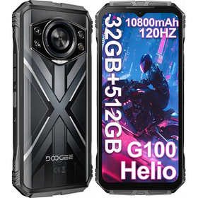 Захищений смартфон DOOGEE S Cyber ​​Pro Silver 12/512Gb Helio G100 NFC АКБ 10800mAh