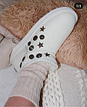 Уггі жіночі білі кожані Australia luxe преміум 41 розмір., фото 7