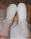 Уггі жіночі білі кожані Australia luxe преміум 41 розмір., фото 8
