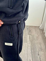 Чоловічий флісовий костюм графіт великого розміру Розміри: 46-48, 50-52, 54-56, фото 5