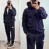 Чоловічий флісовий костюм графіт великого розміру Розміри: 46-48, 50-52, 54-56, фото 7