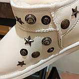 Уггі жіночі білі кожані Australia luxe преміум 41 розмір., фото 4