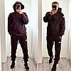 Чоловічий флісовий костюм шоколад великого розміру Розміри: 46-48, 50-52, 54-56, фото 8