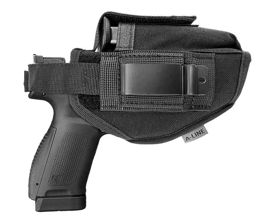 Кобура поясна A-line Т5 Форт-20 з підсумком під магазин чорна