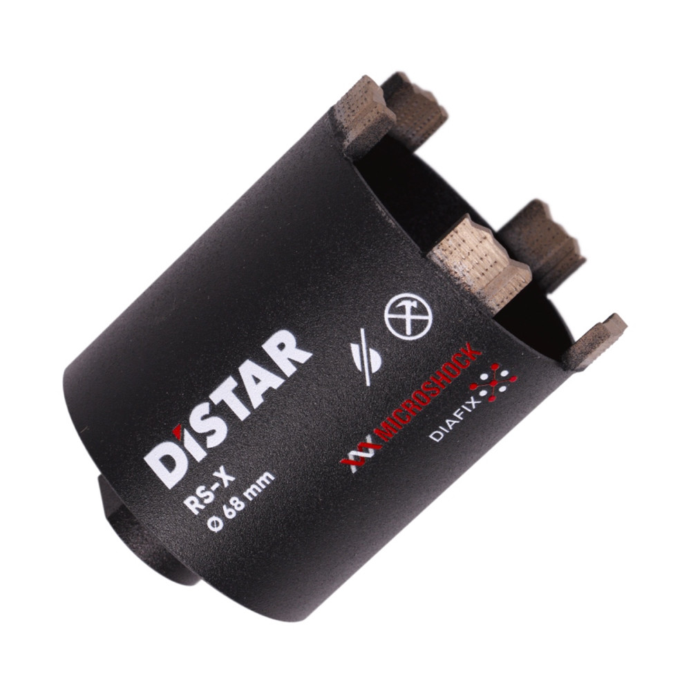Коронка алмазна DiStar 68x70хМ16 Бетон із хвостовиком sds+ під свердло