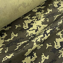 Тканина Саржа Woodland зелений піксель - 220 г/м2 - РОЗПРОДАЖ, фото 3