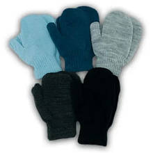 Осінньо-весняні одинарні рукавиці для хлопчиків, р. 15 (7-8 років)